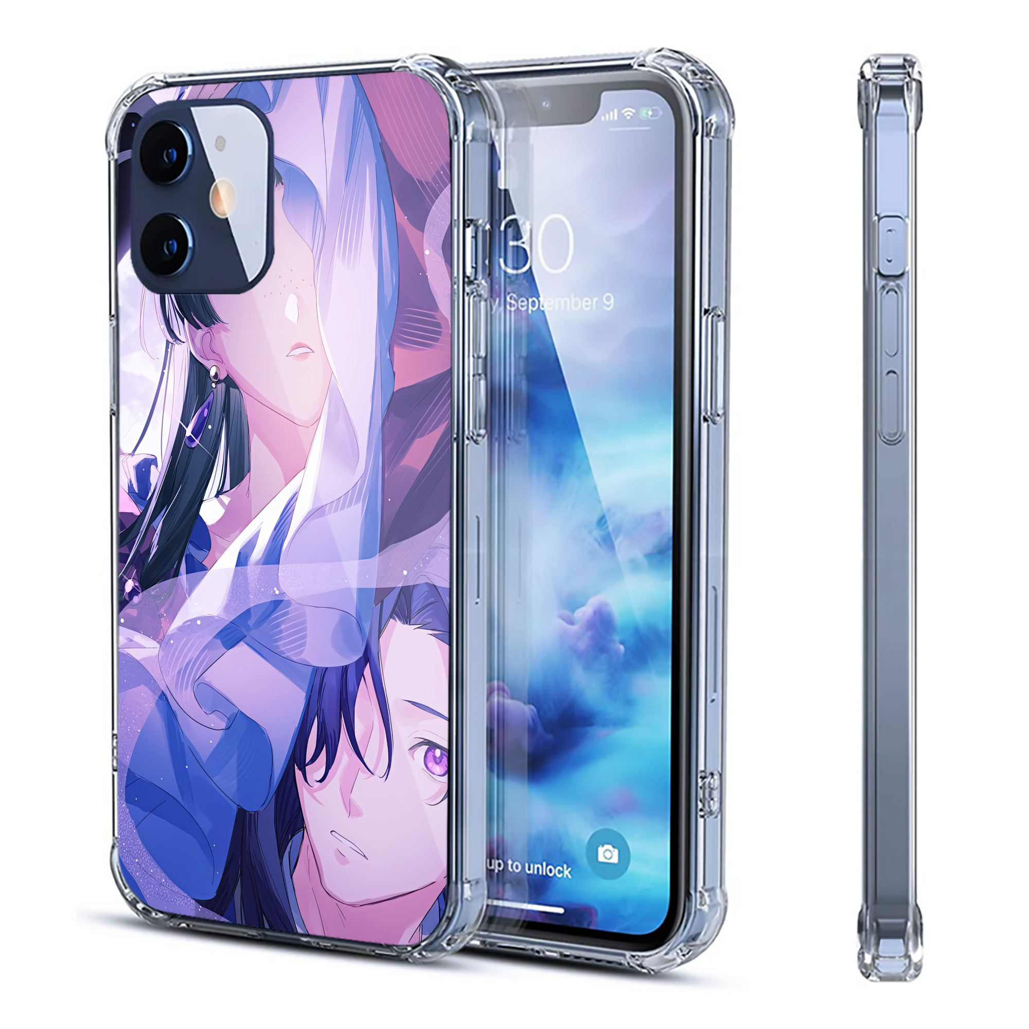 （画像用） 薬屋のひとりごと The Apothecary Diaries 【iPhone 12シリーズ対応】透明スマホケース（クリアソフトケース）
